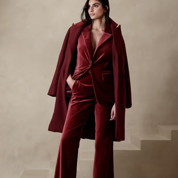 Banana Republic Velvet Suit Set - Picture 2 of 14